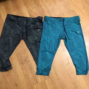 Plus size Nike running capris